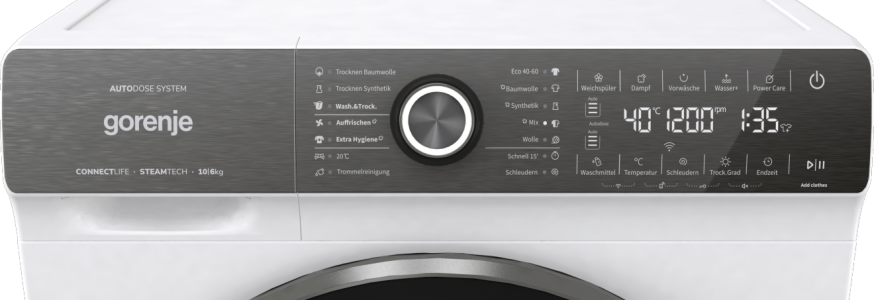 Gorenje WD2S164ADSWA Waschtrockner 10kg Waschen 6 kg Trocknen 