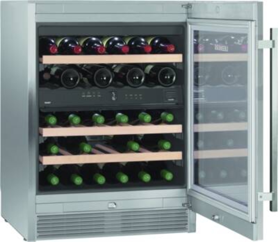 Liebherr WTes 1672 Vinidor Weintemperierschrank Edelstahl 