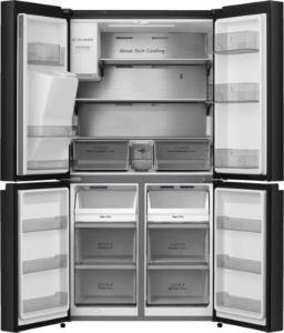 Hisense RQ760N4AFE Multi Door SidebySide mit Wassertank schwarz