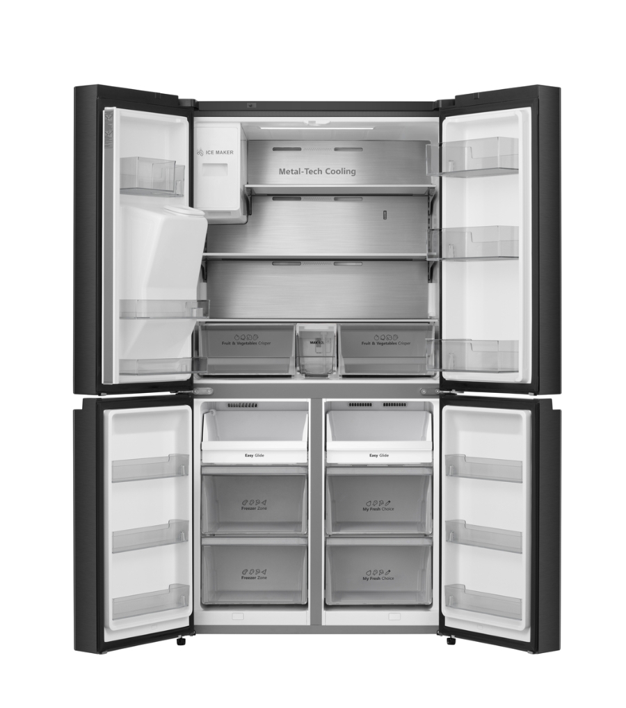 Hisense RQ760N4AFE Multi Door SidebySide mit Wassertank schwarz