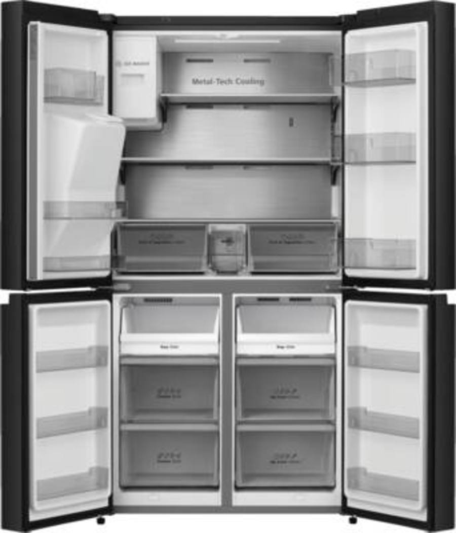 Hisense RQ760N4AFE Multi Door SidebySide mit Wassertank schwarz