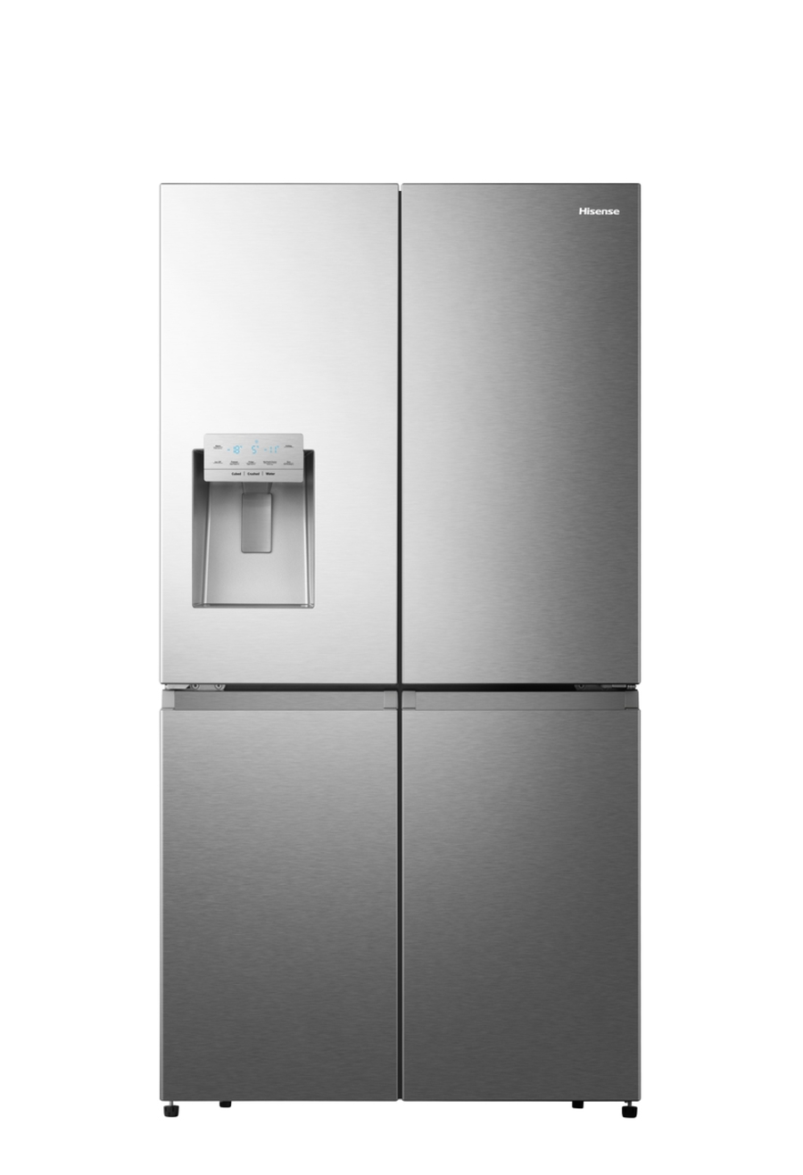 Hisense RQ760N4AIE Multi Door Side by Side mit Wassertank Edelstahl