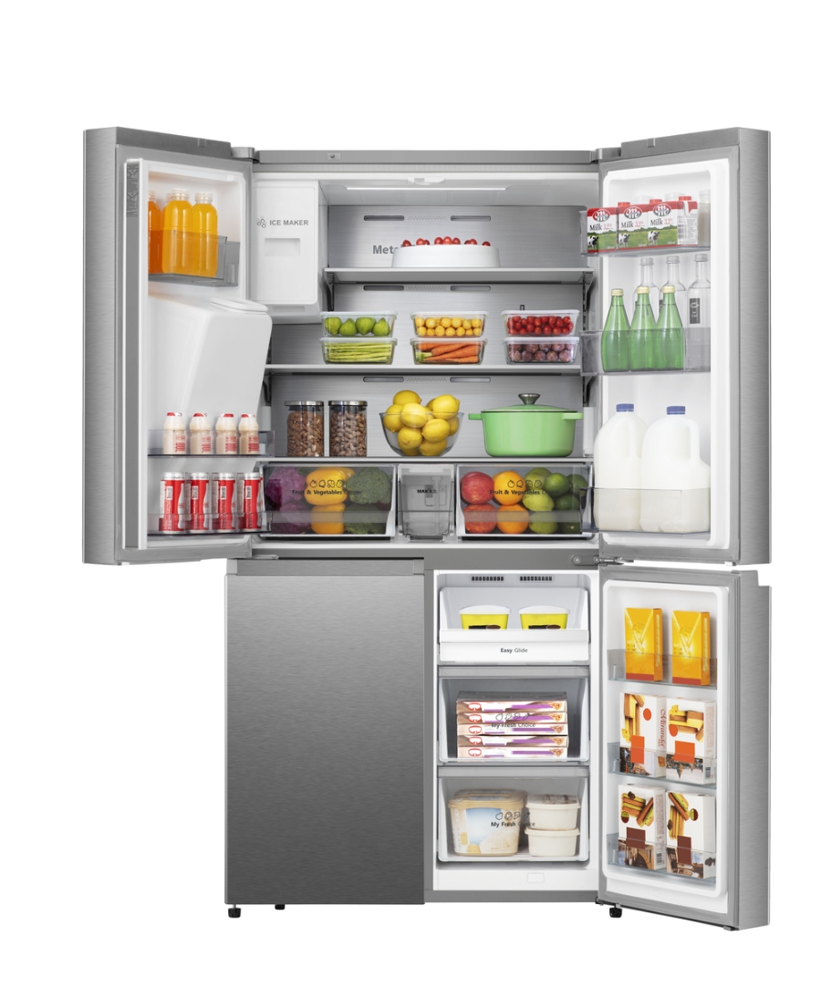 Hisense RQ760N4AIE Multi Door Side by Side mit Wassertank Edelstahl
