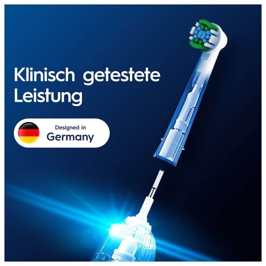 Oral-B Pro Precision Clean Aufsteckbürsten 16er FFU für elektrische Zahnbürste, X-förmige Borsten,