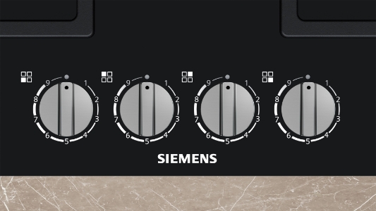 Siemens ER6A6PB70D Gaskochfeld autark Schwarz 