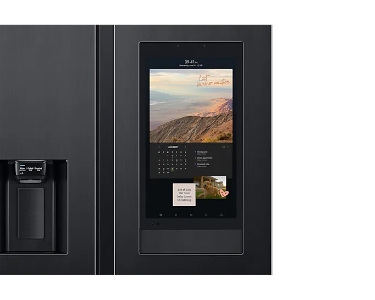 Samsung RS6HA8891B1 Side by Side Family Hub Schwarz Festwasseranschluss