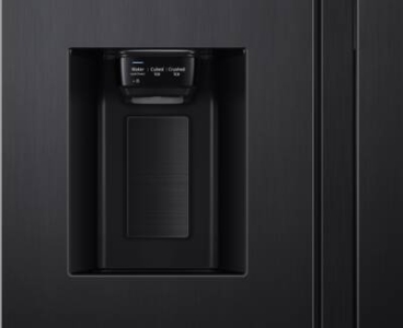 Samsung RS6HA8891B1 Side by Side Family Hub Schwarz Festwasseranschluss