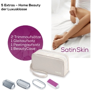 Beurer HL 36 Damenrasierer  Wet & Dry  Weiss-Pink