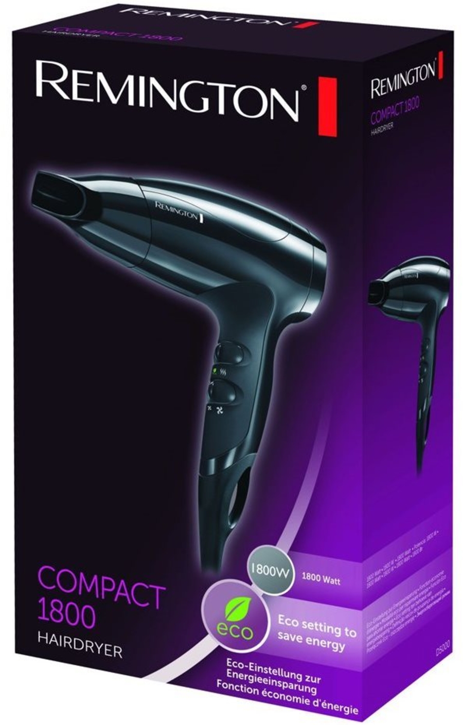 Remington D5000 Haartrockner Schwarz 