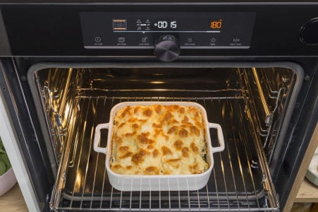 Gorenje BPSX6737E06BG + GI6421BX  Backofen Set Black Steam Pyro Set und Induktionskochfeld Autark