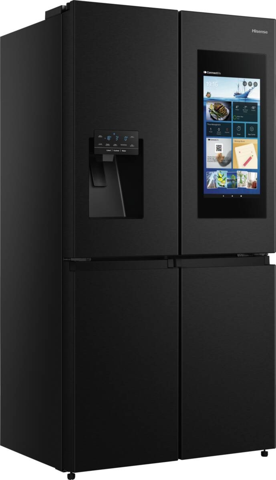 Hisense RQ760N4IFE  Multi Door Side by Side 21 Zoll TFT Touchdisplay mit Android System
