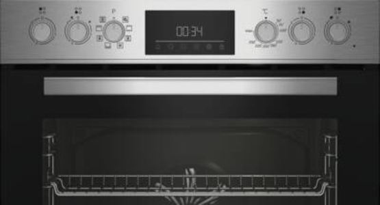 Beko BBUM12328X Multifunktionsherdset Edelstahl-Schwarz EEK: A