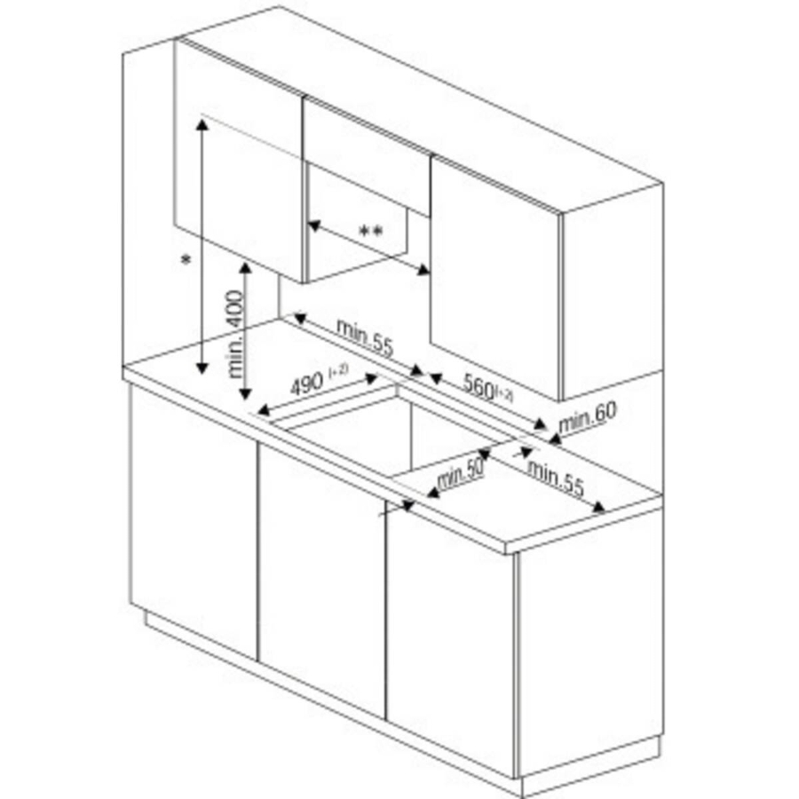 Beko BBUM12328X Multifunktionsherdset Edelstahl-Schwarz EEK: A