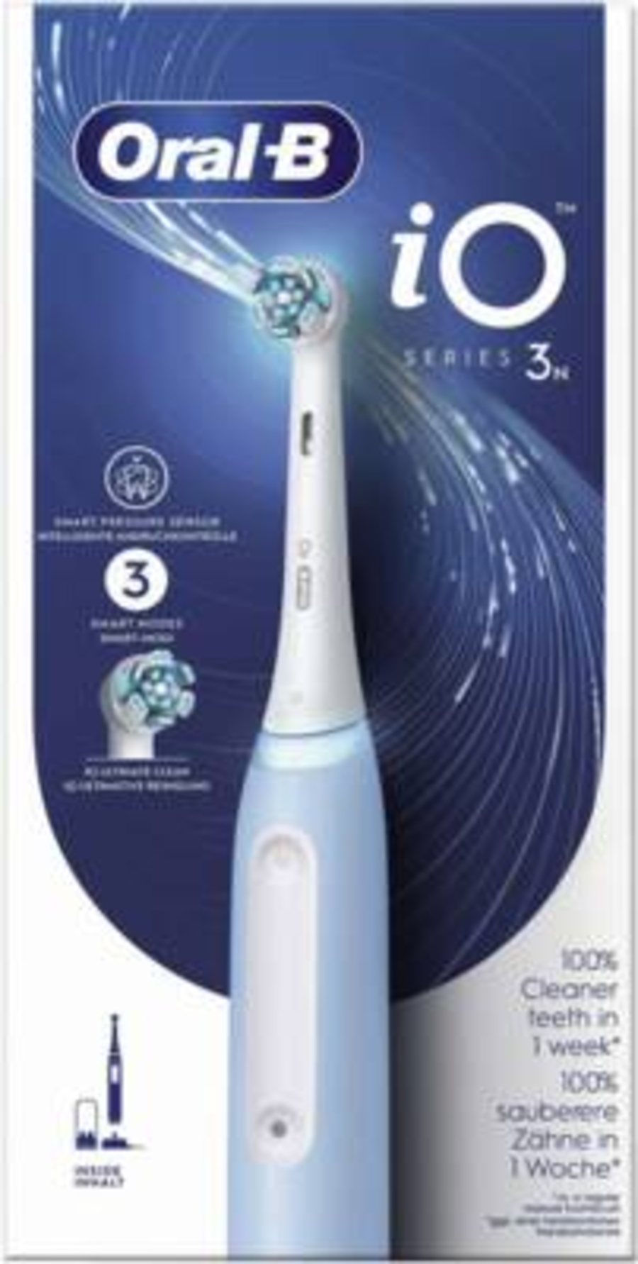 Oral-B iO Series 3 Elektrische Zahnbürste Ice Blue 