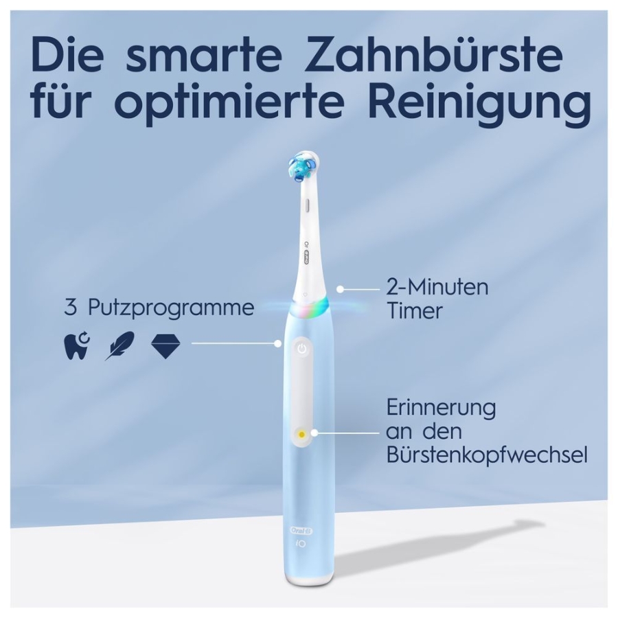 Oral-B iO Series 3 Elektrische Zahnbürste Ice Blue 