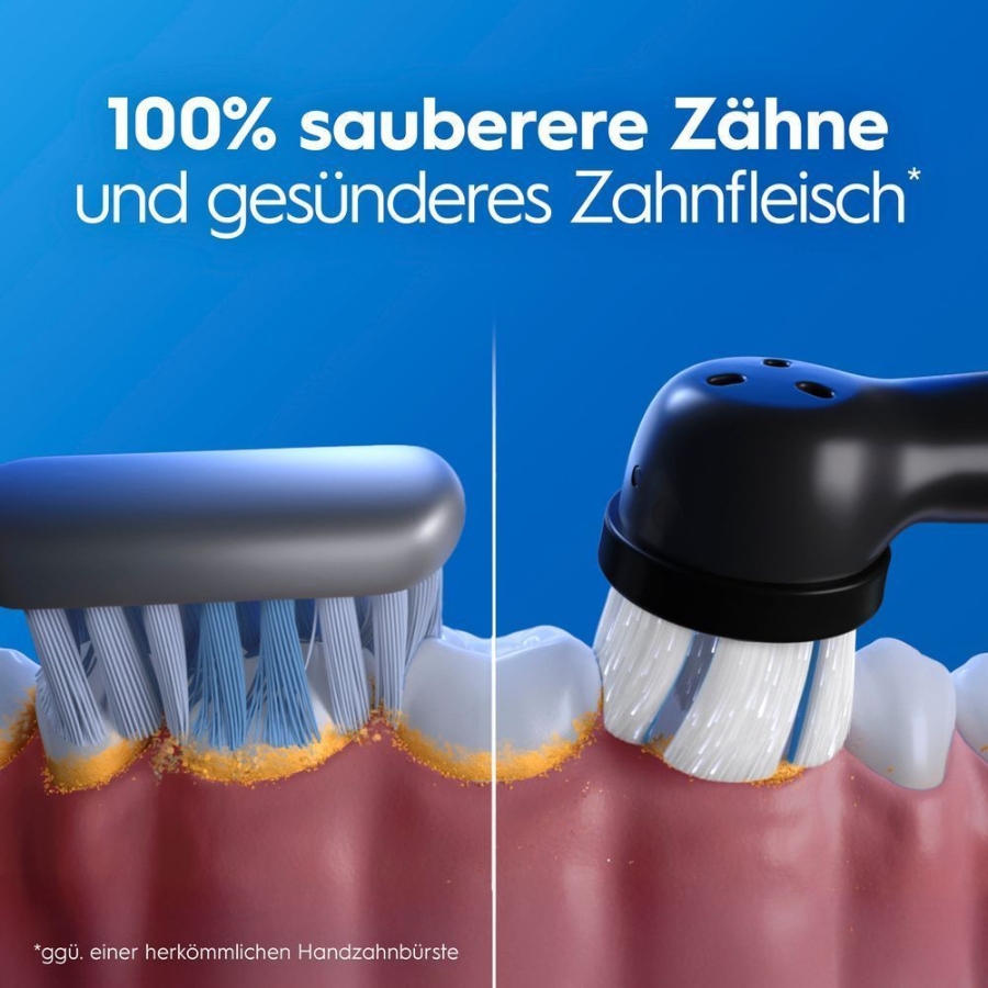Oral-B iO Series 3 Elektrische Zahnbürste, Matt Black 