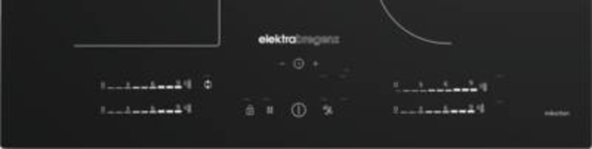 Elektrabregenz MIS 6598 FX Induktionskochefeld Autark Schwarz Rahmenlos