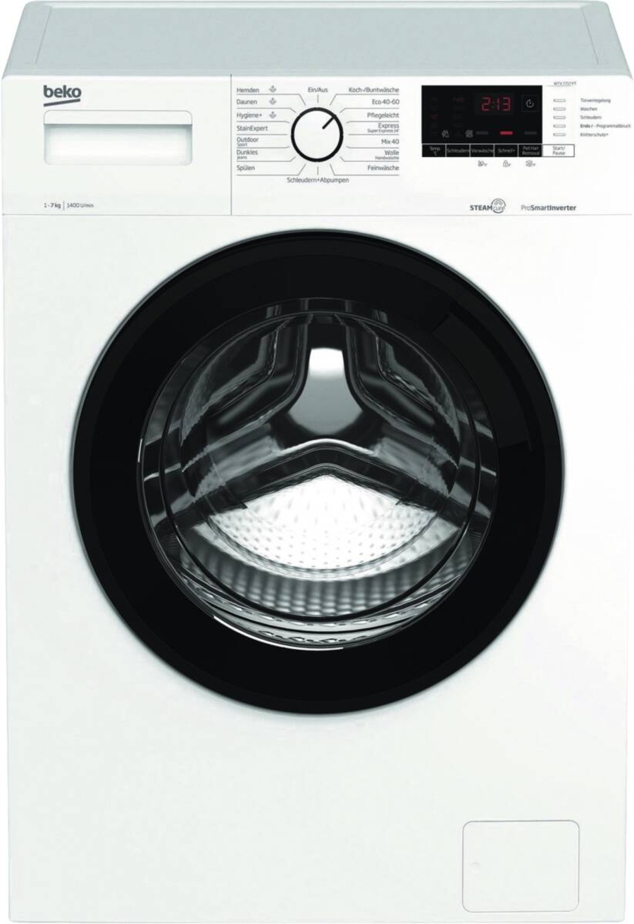 Beko WTV 7717 PT Waschmaschine Stand 7kg, 1400 U/min EEK: A