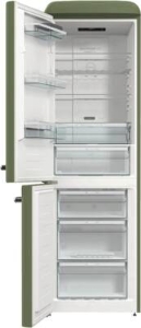 Gorenje ONRK619DOL-L Kühl-/Gefrierkombination Grün Stand NoFrost (BxHxT) :600x1940x661mm 
