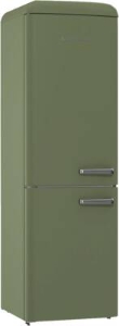 Gorenje ONRK619DOL-L Kühl-/Gefrierkombination Grün Stand NoFrost (BxHxT) :600x1940x661mm 