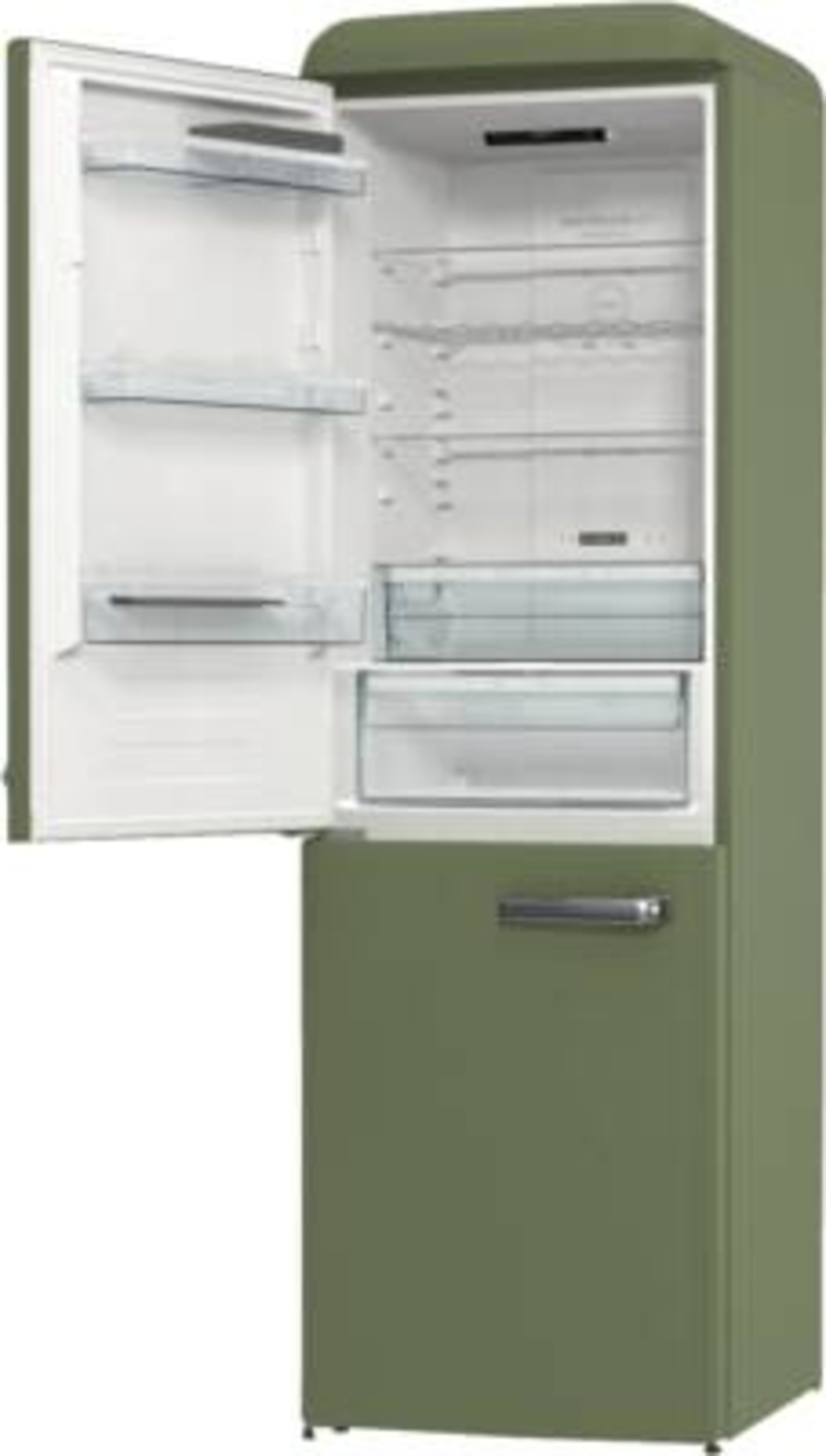 Gorenje ONRK619DOL-L Kühl-/Gefrierkombination Grün Stand NoFrost (BxHxT) :600x1940x661mm 