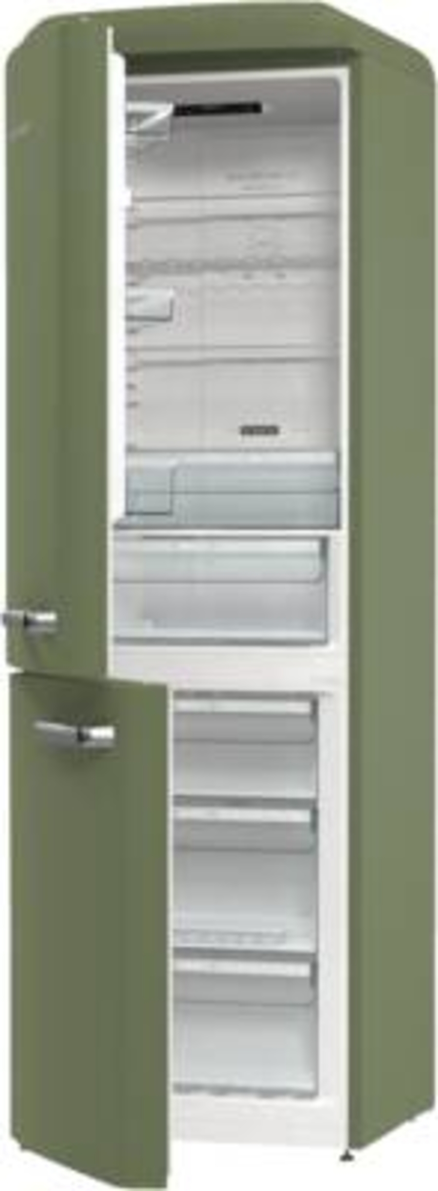 Gorenje ONRK619DOL-L Kühl-/Gefrierkombination Grün Stand NoFrost (BxHxT) :600x1940x661mm 
