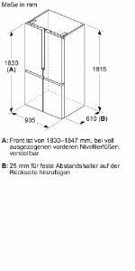 Siemens KF96NVPEA Multidoor/Frenchdoor Inox-antiFingerprint