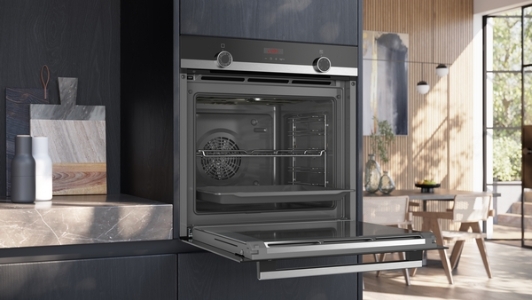 Siemens HR574ABR0 iQ300 Einbau-Backofen mit Dampfunterstützung 60cm Edelstahl