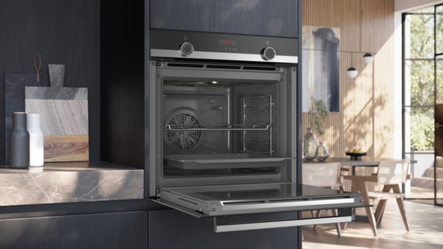 Siemens HR574ABR0 iQ300 Einbau-Backofen mit Dampfunterstützung 60cm Edelstahl