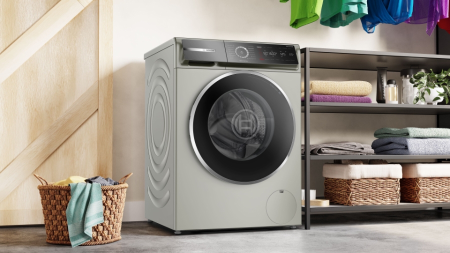 Bosch WGB2560X0 Waschmaschine Stand 10kg, 1600U/min Silber-Inox 