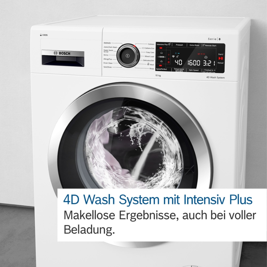 Bosch WGB2560X0 Waschmaschine Stand 10kg, 1600U/min Silber-Inox 