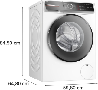 Bosch WGB256A40 Waschmaschine Stand 10kg, 1600U/min weiß i-DOS,i-DOS mit Waschmittelscan