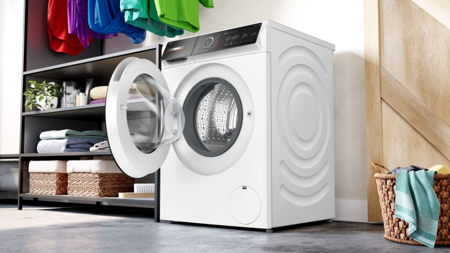 Bosch WGB256A40 Waschmaschine Stand 10kg, 1600U/min weiß i-DOS,i-DOS mit Waschmittelscan