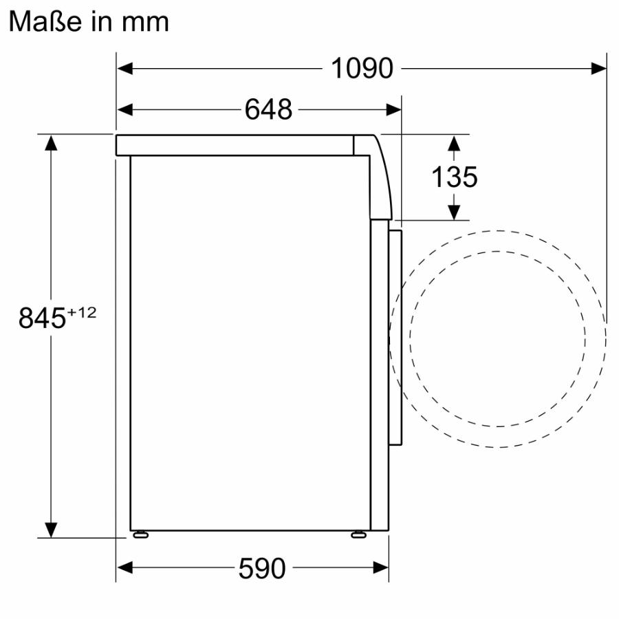 Bosch WGB256A40 Waschmaschine Stand 10kg, 1600U/min weiß i-DOS,i-DOS mit Waschmittelscan