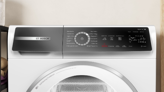 Bosch WQB245B90 Serie 8 Wärmepumpentrockner 9kg weiß,Selbstreinigender Kondensator,