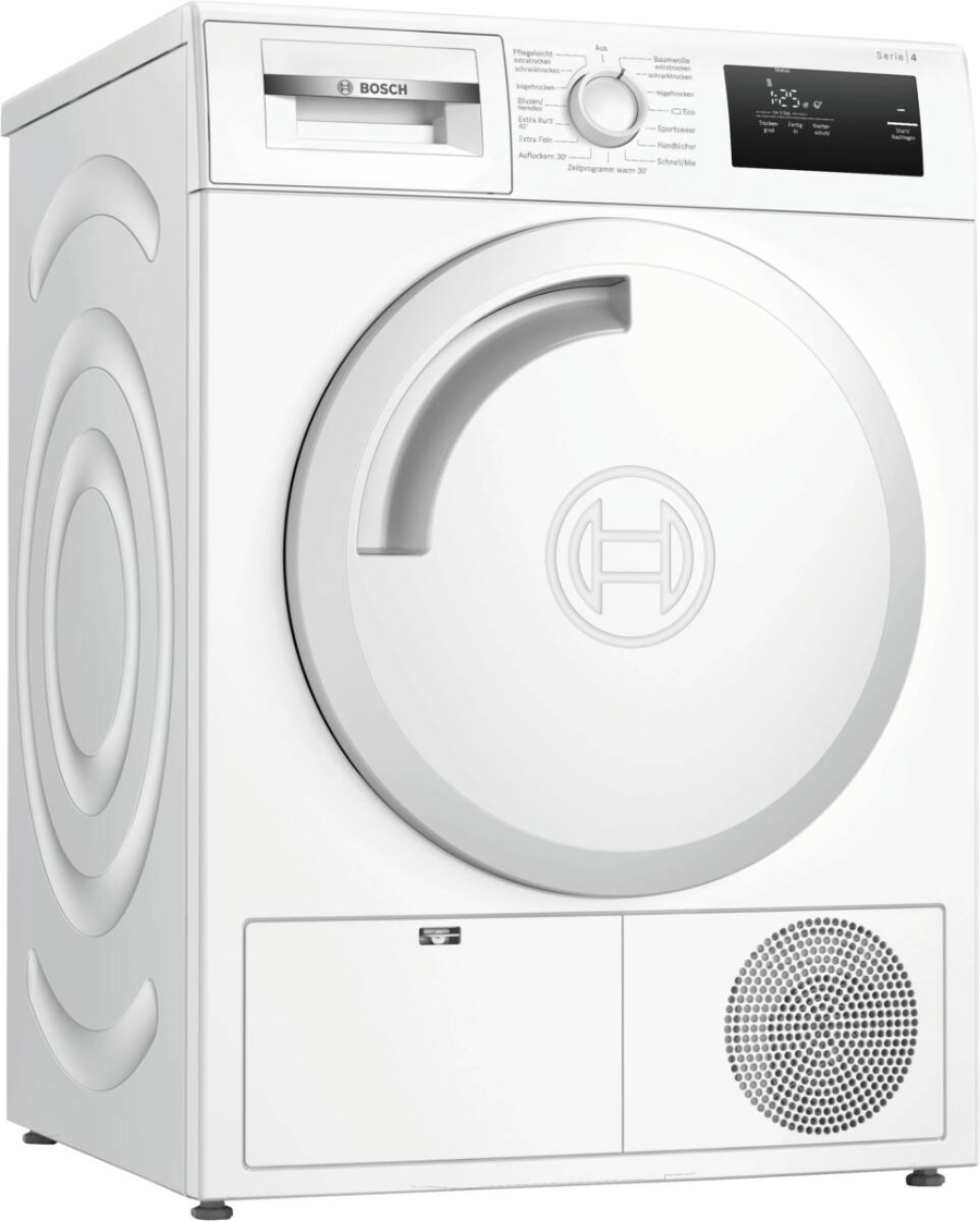 Bosch WTH83003 Wärmepumpentrockner Stand 7kg weiß