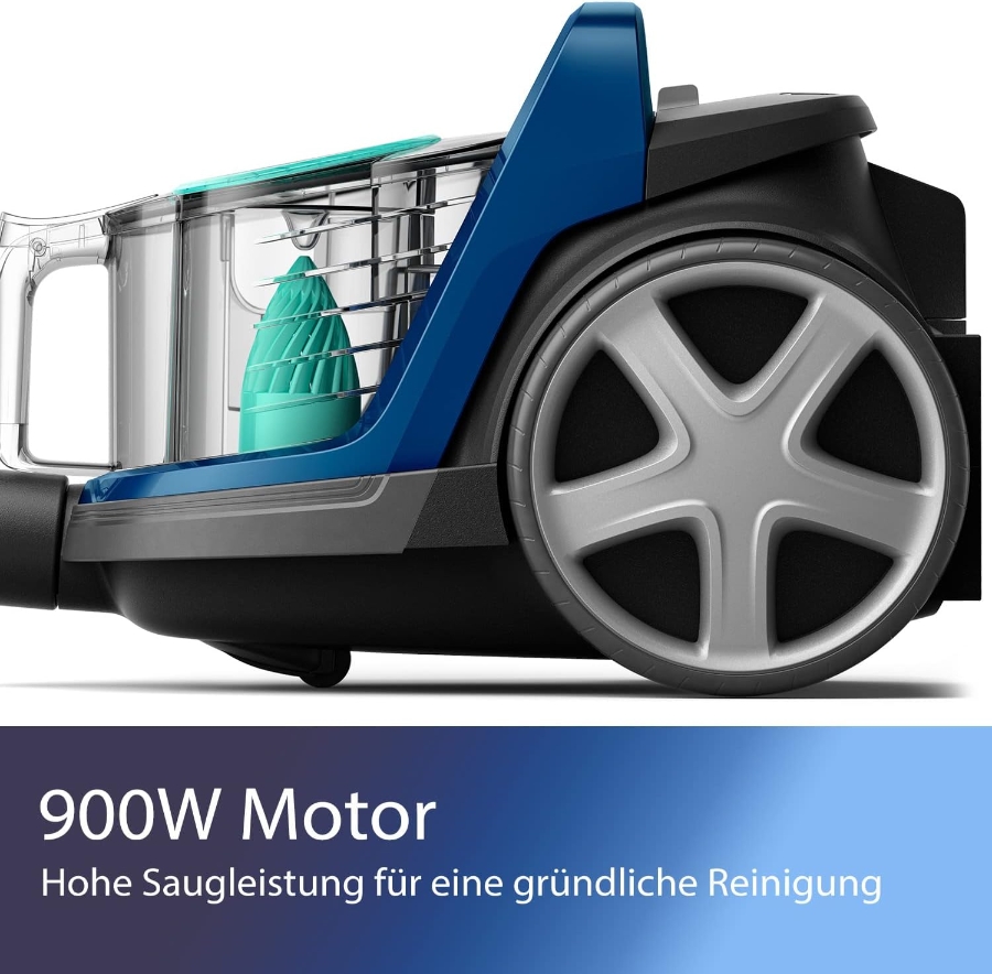 Philips FC9557/09 Beutelloser Staubsauger 5000 Series 900-W-Motor, PowerCyclone 7 Technologie