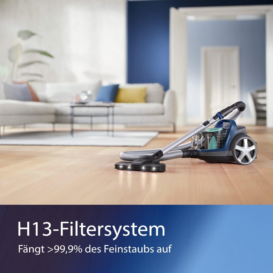 Philips FC9557/09 Beutelloser Staubsauger 5000 Series 900-W-Motor, PowerCyclone 7 Technologie