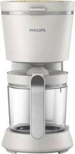 Philips HD5120/00 Filterkaffeemaschine Eco Conscious Edition  1.2-Liter-Glaskanne, bis zu 15 Tassen, Seiden-Weiss