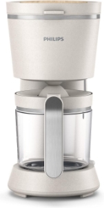 Philips HD5120/00 Filterkaffeemaschine Eco Conscious Edition  1.2-Liter-Glaskanne, bis zu 15 Tassen, Seiden-Weiss