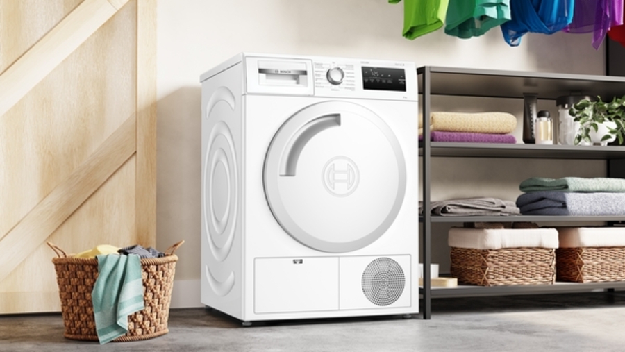 Bosch WTH83V93 Wärmepumpentrockner Stand 8kg weiß