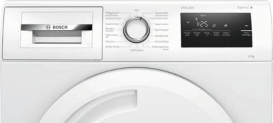 Bosch WTH83V93 Wärmepumpentrockner Stand 8kg weiß