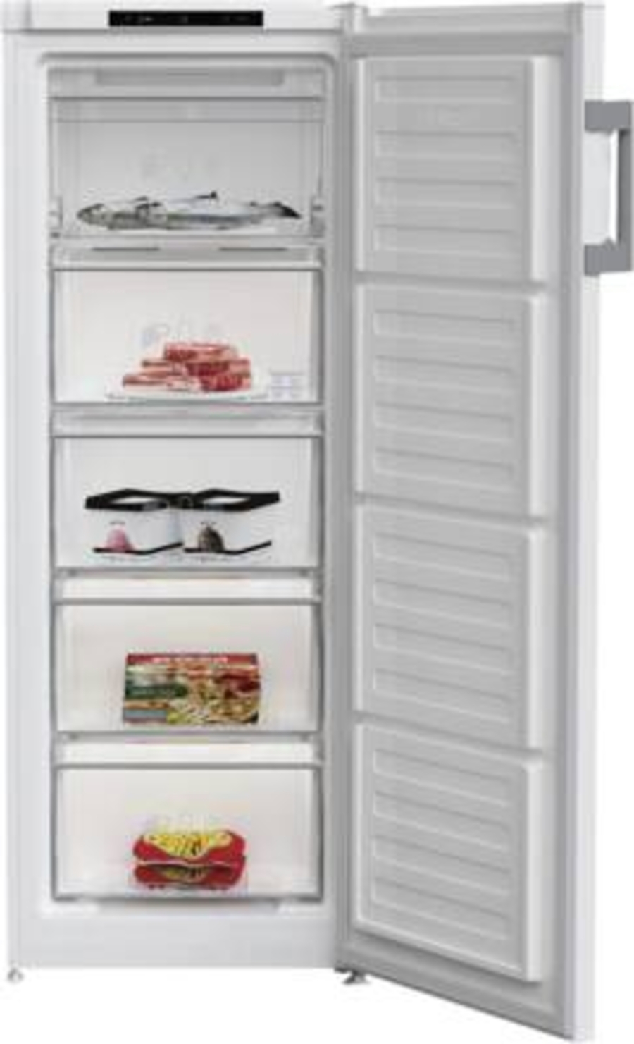 Elektrabregenz FSN 7990 Gefrierschrank Stand NoFrost Nutzinhalt 177 Liter, NoFrost, 39 dBA, Weiß, Höhe: 147,5