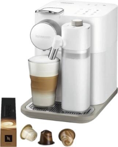 De´Longhi EN640.W Gran Lattissima Kapselmaschine Weiß Vollautomatische Reinigung des Milchkreislaufs, 
