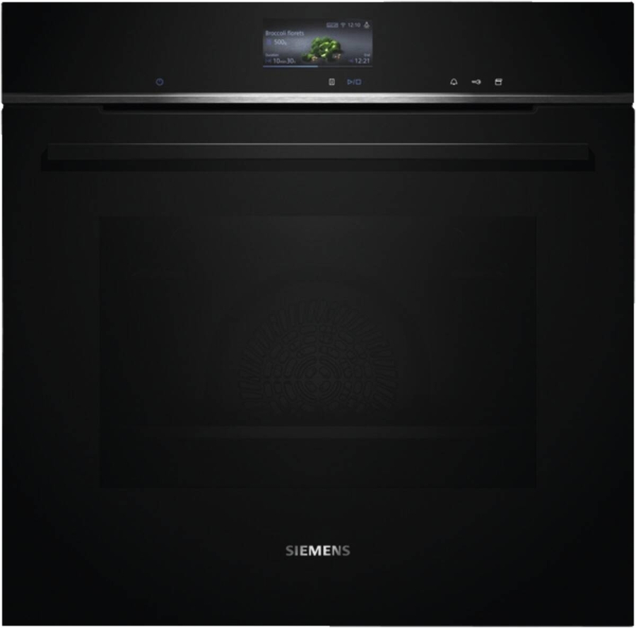 Siemens HS736G1B2 iQ700 Einbau Dampfbackofen  60 x 60 cm, Schwarz, Edelstahl