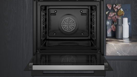 Siemens HB776G3B1 iQ700, Einbau-Backofen, 60 x 60 cm Schwarz, Edelstahl