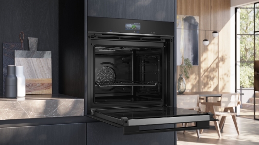 Siemens HB776G3B1 iQ700, Einbau-Backofen, 60 x 60 cm Schwarz, Edelstahl