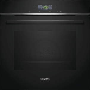 Siemens HB734G1B2 iQ700 Extraklasse Einbaubackofen mit  Sprachsteuerung, Schwarz