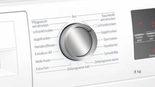 Bosch WTR87490 Wärmepumpentrockner 8 kg Weiss A+++ 