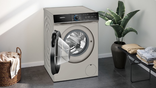 Siemens WG44B20X40 Waschmaschine 9kg, 1400 U/min Silber-inox 